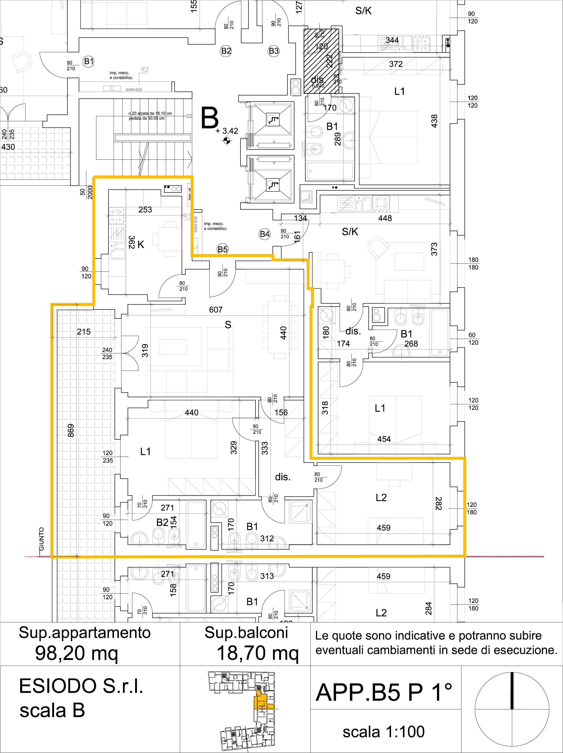 trilocale - Residenza esiodo -  vendita appartamenti precotto - Milano